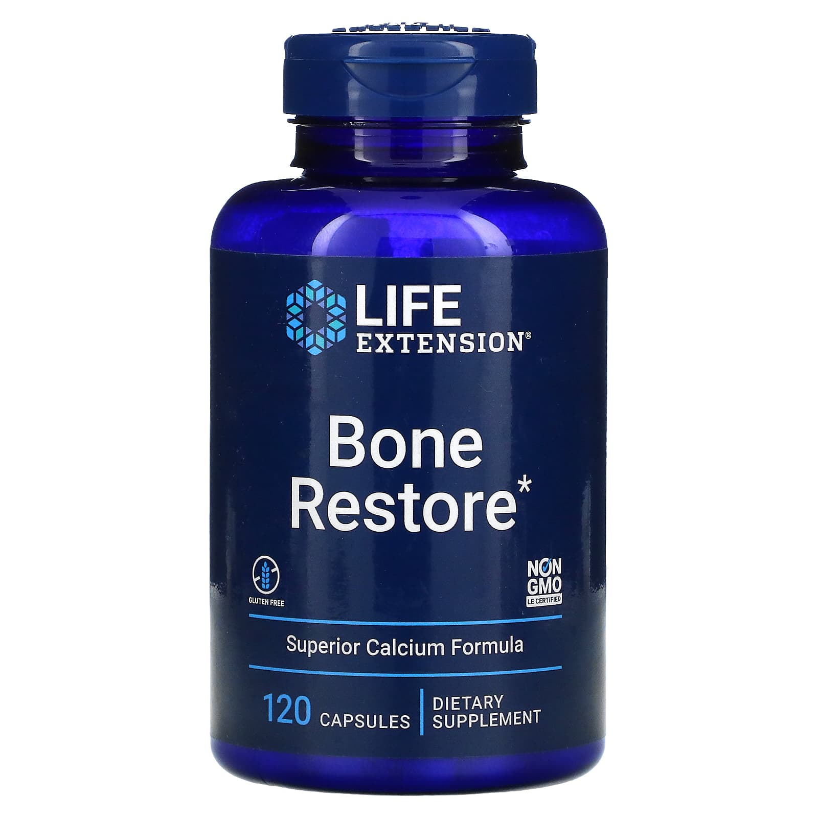 Life Extension, Bone Restore, 120 Capsules UPC 737870172611 | HiLife Vitamins